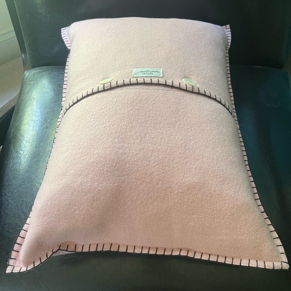 Jan Constantine Handmade Felt Tiger & Palm Tree Decor Pillow Made in England - Picture 7 of 11